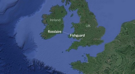 Rosslaire, Fishguard, Wales Route Map