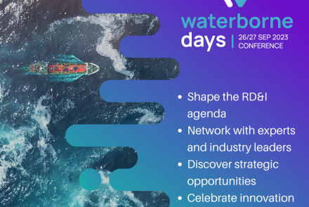 A promotional graphic for the Waterborne Days event
